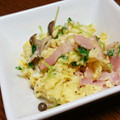 ジュスカ's cooksnap of when they made 豆苗とベーコンの卵炒め.