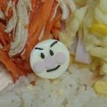 chutoku's cooksnap of when they made 小さなアンパンマン♪キャラ弁おかず♡.