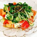 ☆TOMOOOO☆'s cooksnap of when they made 豆腐と大葉タレの夏野菜たっぷりサラダ.