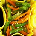 inotan703's cooksnap of when they made いんげん　人参　蒟蒻の三色きんぴら！.