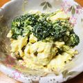 ❁Abake❁'s cooksnap of when they made 【10分】ブロッコリーの搾菜マヨタマ和え.