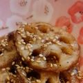 なめこ好き's cooksnap of when they made 惣菜再現♪甘辛レンコン☆.