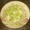 gotobear厨房's cooksnap of when they made 炒めもやしの　アボガドチーズドレ.