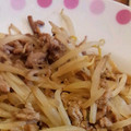 なめこ好き's cooksnap of when they made ☆豚肉ともやしのにんにく醤油炒め☆.