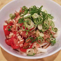 madageha's cooksnap of when they made みょうがとトマトの冷しうどん.