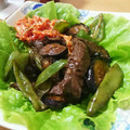 kashikyo's cooksnap of when they made 簡単!牛ハラミと茄子の炒め物.