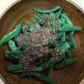 momocomo's cooksnap of when they made いんげん（三度豆）の胡麻和え.