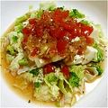 にゃぽろん☆'s cooksnap of when they made ダイエットにお豆腐のバジルトマトサラダ♪.