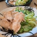 IMKI's cooksnap of when they made つるん鶏むね肉ときゅうりのおろしポン酢♪.