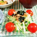 SP♪'s cooksnap of when they made 大根ときゅうりの海苔サラダ♪.