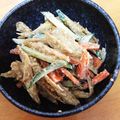 rin0418r24's cooksnap of when they made ＊ごぼうとキュウリのサラダ＊.