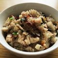 コマジロウ☆'s cooksnap of when they made 竹輪としば漬けのガーリック炒飯♪.