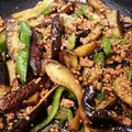DJかめきち's cooksnap of when they made ☆なすとひき肉の甘辛炒め☆*.