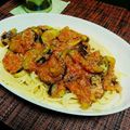 minafujii's cooksnap of when they made プチ贅沢☆ﾅｽと蟹缶のみぞれ風パスタ.