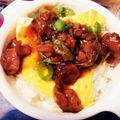 なな☆そら's cooksnap of when they made 焼き鳥アレンジ弁当.