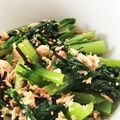 ぽっこりーな☆'s cooksnap of when they made 小松菜とツナの和え物.
