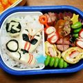 Ｏmam's cooksnap of when they made キャラ弁 仮面ライダーマッハ ★改良版★.