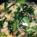 進ママ's cooksnap of when they made 小松菜＆ふんわり卵の中華スープ☆*.