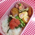 たにたーに's cooksnap of when they made お弁当に♡カニカマの入ったたまご焼き。.