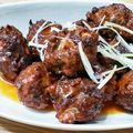 ネール's cooksnap of when they made カツオの血合いで揚げ団子♪甘酢タレ.