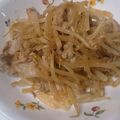 こんこんわきみず's cooksnap of when they made 豚肉とモヤシのポン酢炒め.