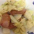 mmmm123's cooksnap of when they made キャベツとウインナーのマスタード炒め.