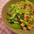 モカシナ's cooksnap of when they made 高野豆腐と小松菜の香味炒め.