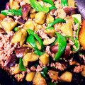 Serena姫's cooksnap of when they made 茄子・挽き肉・ししとうの味噌炒め.
