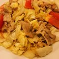 fukudoru's cooksnap of when they made トマトとキャベツと玉子.