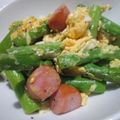 はいりほう's cooksnap of when they made お弁当にも！アスパラとベーコン炒め卵とじ.