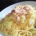 いぬばか's cooksnap of when they made コンソメスープパスタ.