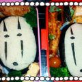 ＲＩＤＯＭＩ's cooksnap of when they made キャラ弁・坊ねずみとカオナシ♪.