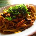 ジョングレ's cooksnap of when they made 一人御膳□ツナとふじっ子のパスタ.