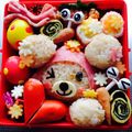 りのゆなママ's cooksnap of when they made キャラ弁おかず♥彩りかたつむり.