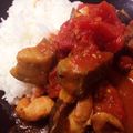 ごんたみん's cooksnap of when they made ナスとチキンのトマトカレー.