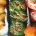 ryuapple's cooksnap of when they made きんぴらごぼうの春キャベツ巻き.