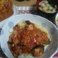だーほんさん's cooksnap of when they made トマトとナスの冷製パスタ.