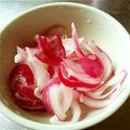 そらとだいち's cooksnap of when they made 紫玉ねぎの酢漬け.