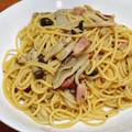 ogupi's cooksnap of when they made うまっ♡きのことベーコンの簡単和風パスタ.