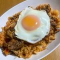 バンビーノ☆'s cooksnap of when they made おこげが香ばしい♪ぴり辛ビビンバ炒飯♪.