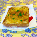 horseland's cooksnap of when they made 辛子マヨと粉チーズのトースト♬.