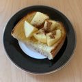クックあさみちゃん's cooksnap of when they made 角切りリンゴトースト♡シナモンがけ.