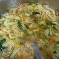 Pinokordm's cooksnap of when they made 切干大根のスープ　♪大和市学校給食.