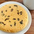 はなまる's cooksnap of when they made ダイエットに！レンジできなこ蒸しパン.