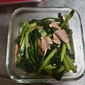 えみりんたん's cooksnap of when they made 小松菜とベーコンのバター炒め.
