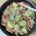 ちゃーりーWKY's cooksnap of when they made じゃがウインナーのコンソメバター♩.