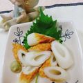 みっちゃん❇️68's cooksnap of when they made お刺身っぽい♪わさび醤油で生ちくわ.