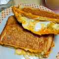うたかた。's cooksnap of when they made むっちゃん万十風ハムエッグ☆ホットサンド.