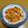 55才のおじさん's cooksnap of when they made 簡単にらともやしのキムチ炒め.