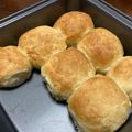クックEY7ECG☆'s cooksnap of when they made 作業5分！こねないふんわり生バターパン.